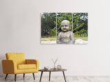 Leinwandbild 3-teilig Der weise Buddha