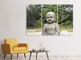 Leinwandbild 3-teilig Der weise Buddha