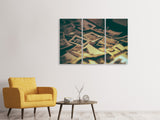 Leinwandbild 3-teilig Retro Fotos