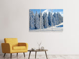 Leinwandbild 3-teilig Schöne Winterlandschaft