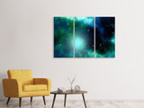 Leinwandbild 3-teilig Fantastische Galaxie