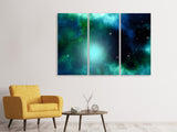 Leinwandbild 3-teilig Fantastische Galaxie