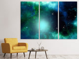 Leinwandbild 3-teilig Fantastische Galaxie