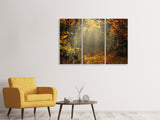 Leinwandbild 3-teilig Wir lieben Herbst