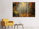 Leinwandbild 3-teilig Wir lieben Herbst