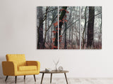 Leinwandbild 3-teilig Herbst Winter