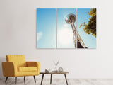Leinwandbild 3-teilig Sonnenschein in Seattle