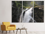 Leinwandbild 3-teilig Der Gollinger Wasserfall
