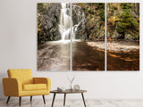 Leinwandbild 3-teilig Schöner Ausblick auf den Wasserfall