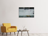 Leinwandbild 3-teilig Aussichtsplattform am Wasserfall