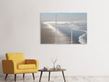 Leinwandbild 3-teilig Naturerlebnis Strand