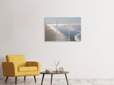 Leinwandbild 3-teilig Naturerlebnis Strand