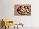 Leinwandbild 3-teilig Zum Kochen bereit