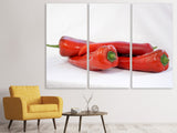 Leinwandbild 3-teilig Chilis