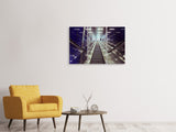 Leinwandbild 3-teilig Moderne Rolltreppen