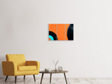 Leinwandbild 3-teilig Retro Schallplatten Motiv