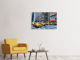 Leinwandbild 3-teilig Manhattan - Taxi bitte