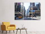 Leinwandbild 3-teilig Shopping in New York