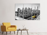 Leinwandbild 3-teilig Taxi in New York