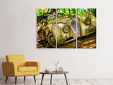 Leinwandbild 3-teilig Oldtimer in XL