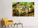 Leinwandbild 3-teilig Oldtimer in XL