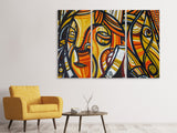 Leinwandbild 3-teilig Graffiti Fantasie