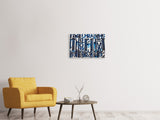 Leinwandbild 3-teilig Die Zeichen an der Wand