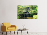 Leinwandbild 3-teilig Design Wasserfall