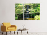 Leinwandbild 3-teilig Design Wasserfall