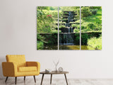 Leinwandbild 3-teilig Design Wasserfall