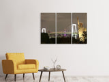 Leinwandbild 3-teilig Love NYC