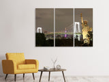 Leinwandbild 3-teilig Love NYC