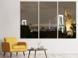Leinwandbild 3-teilig Love NYC
