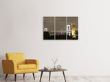 Leinwandbild 3-teilig Love NYC
