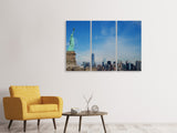Leinwandbild 3-teilig Freiheitsstatue NYC