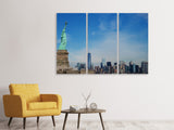 Leinwandbild 3-teilig Freiheitsstatue NYC