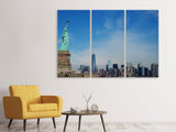 Leinwandbild 3-teilig Freiheitsstatue NYC