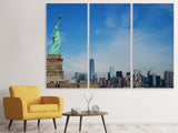 Leinwandbild 3-teilig Freiheitsstatue NYC