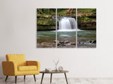 Leinwandbild 3-teilig Beste Aussicht auf den Wasserfall