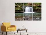 Leinwandbild 3-teilig Beste Aussicht auf den Wasserfall