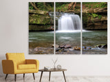 Leinwandbild 3-teilig Beste Aussicht auf den Wasserfall