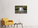 Leinwandbild 3-teilig Beste Aussicht auf den Wasserfall