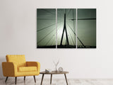 Leinwandbild 3-teilig Pont de Normandie Frankreich
