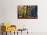 Leinwandbild 3-teilig Alleine im Wald