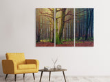Leinwandbild 3-teilig Alleine im Wald