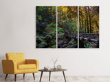 Leinwandbild 3-teilig Die Wald Brücke