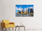 Leinwandbild 3-teilig Wolkenkratzer in NYC