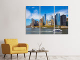 Leinwandbild 3-teilig Wolkenkratzer in NYC