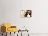 Leinwandbild 3-teilig Portrait eines Elefant