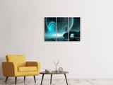 Leinwandbild 3-teilig Fantasy im Universum